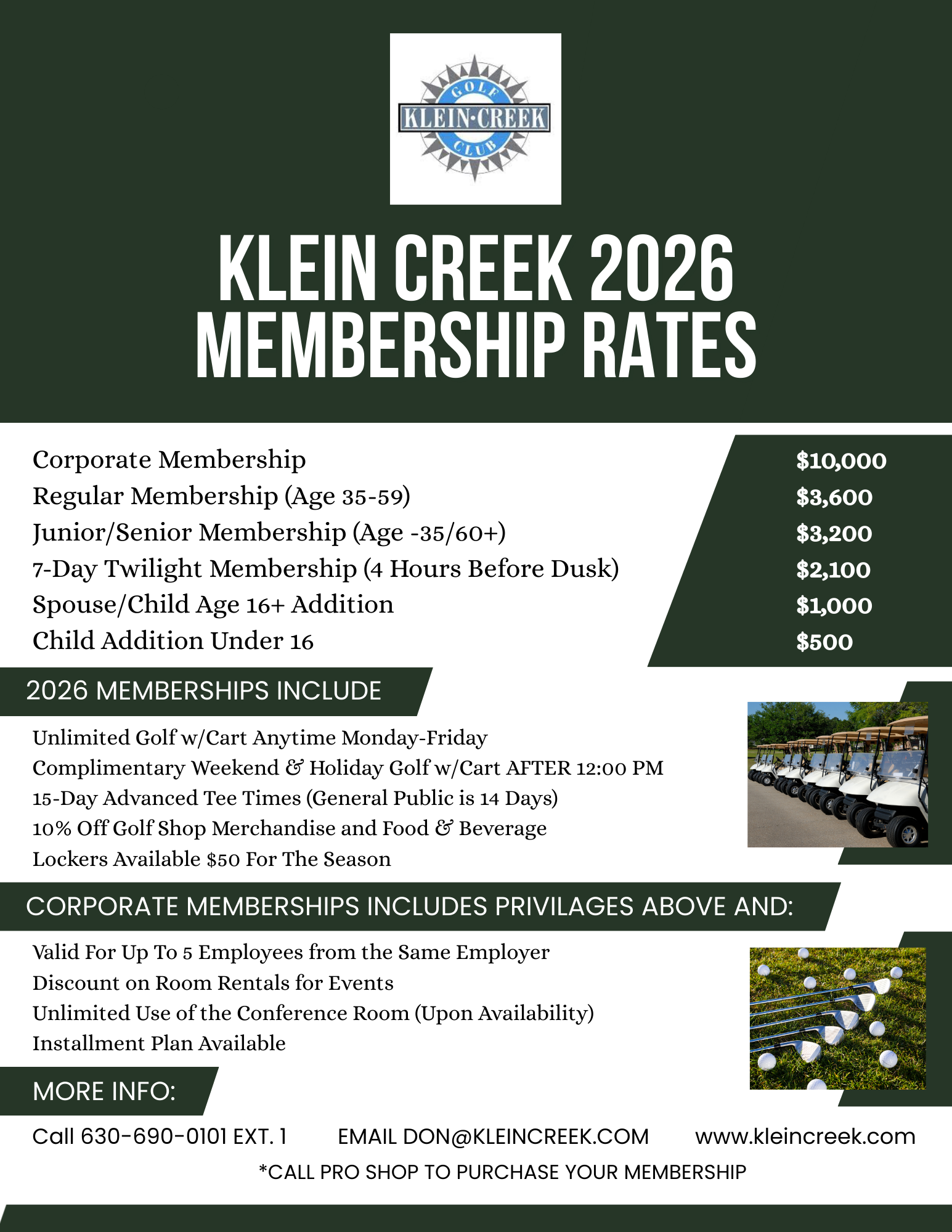 2026 Membership flyer