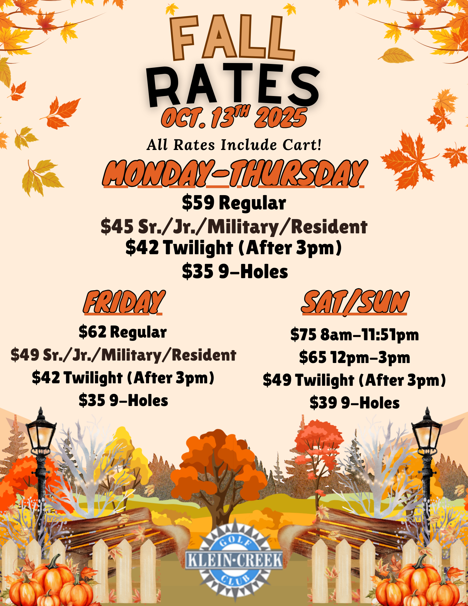 Orange and Yellow Illustrative Autumn Background Flyer 3